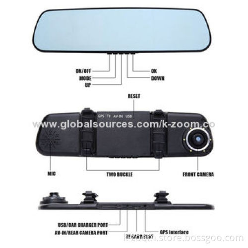 Mobile DVR with 5/1.3 Megapixel, Built-in GPS Track Record, 120 + 140&deg Viewing Angle